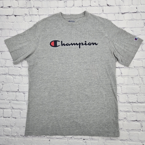 Champion Gray Men's T-Shirt SIZE:LARGE - Picture 1 of 9